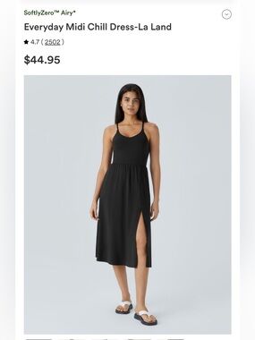 everyday midi chill dress la land Halara Everyday Midi Chill Dress-La Land Casual dress - Fig